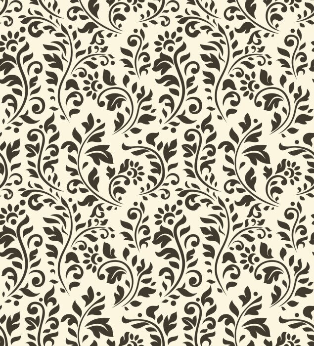 Sticker  Vintage seamless