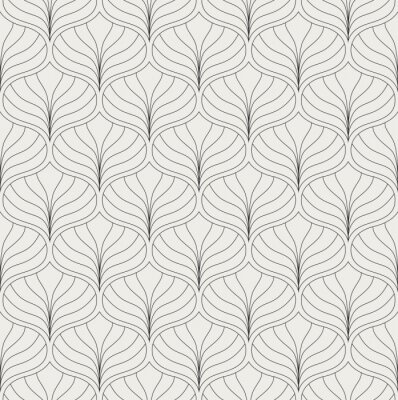 Sticker  Vintage Seamless Geometric Pattern. Abstract Vector Background. Art Deco Texture.