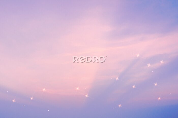 Sticker  Violet chaud du ciel