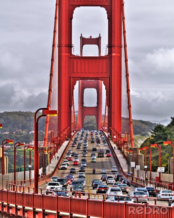 Sticker  Voitures au feu rouge