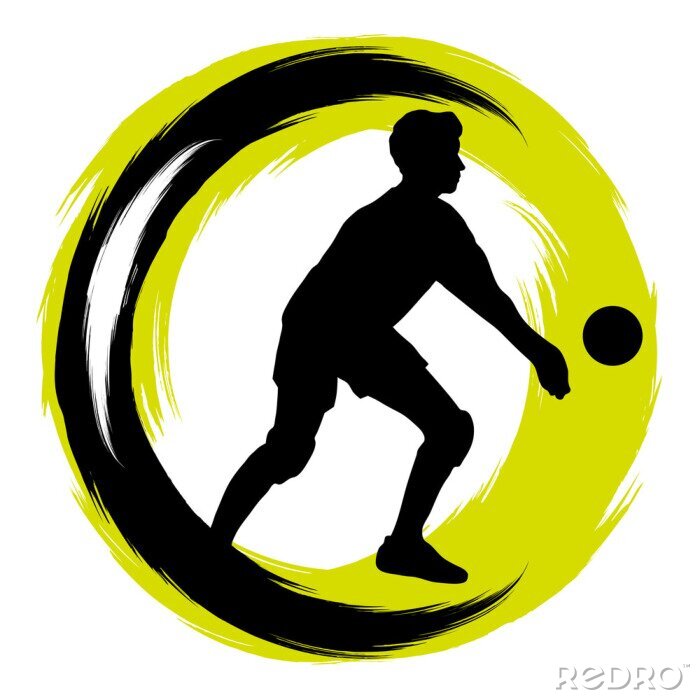 Sticker  Volley-ball - 100