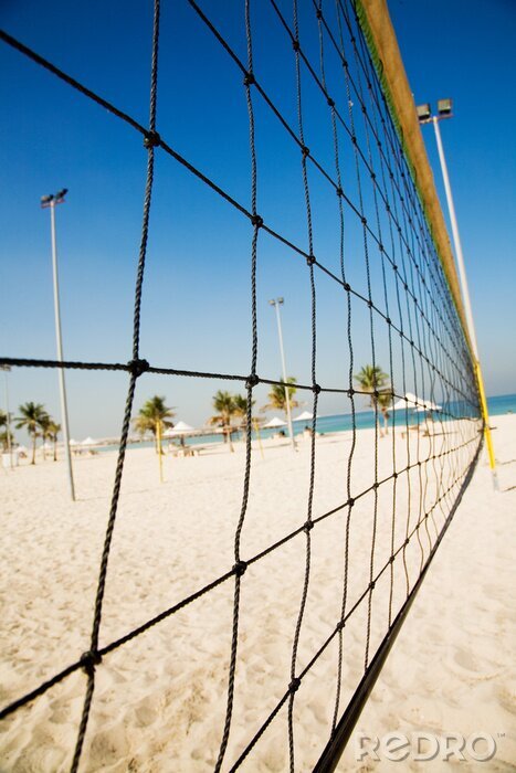 Sticker  Volley-ball sur la plage