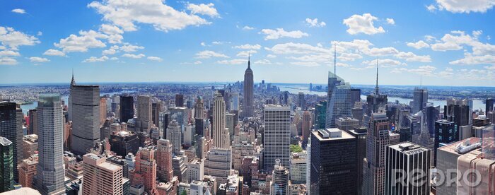 Sticker  Vues panoramiques sur Manhattan