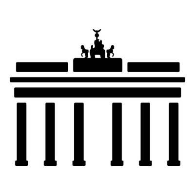 Sticker  Wahrzeichen Icône - Brandenburger Tor