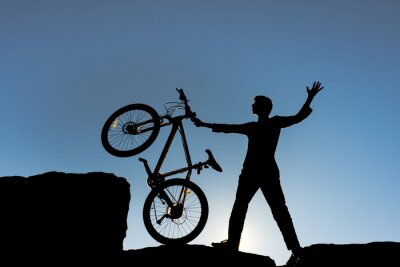 Sticker  Zirveye bisikletle ulaşma başarısı