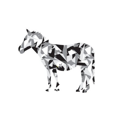 Sticker  Zebra  Logo