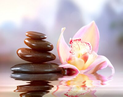 Sticker  Zen Spa pierres. Concept de Harmony