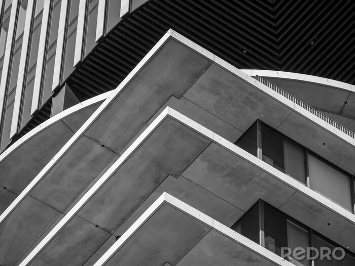 Tableau  Abstract background architecture lines. modern architecture detail