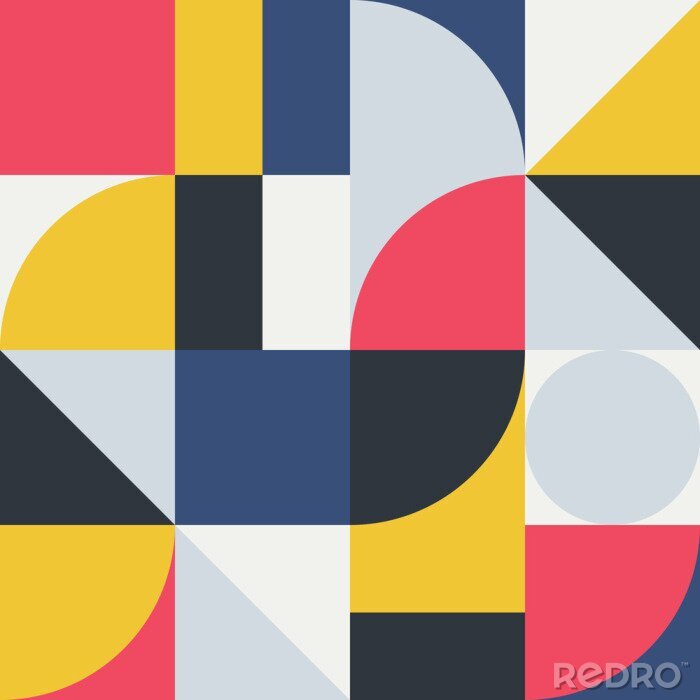 Tableau  Abstract Geometry Pattern Graphic 06