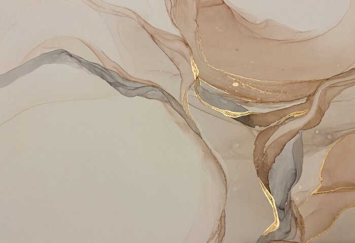 Tableau  Abstrait beiges et bruns