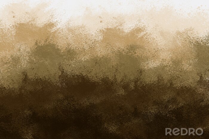 Tableau  Abstrait brun qui ressemble à un paysage avec des couleurs dégradées de la lumière à l'obscurité