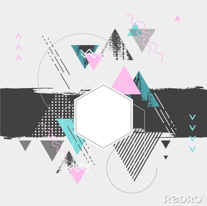 Tableau  Abstrait géométrique moderne