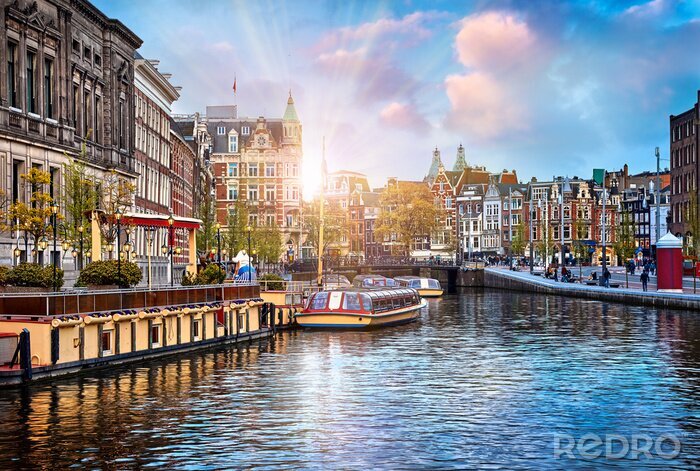 Tableau  Amsterdam sous le soleil
