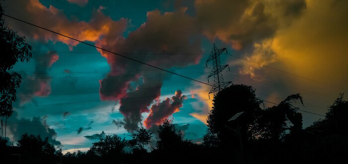 Tableau  Anime avec un magnifique ciel