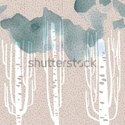 Tableau  Aquarelles nature sur toile