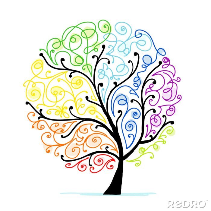 Tableau  Arbre de l'art pour votre conception