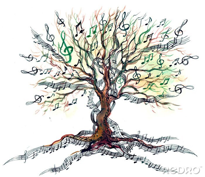 Tableau  arbre musical