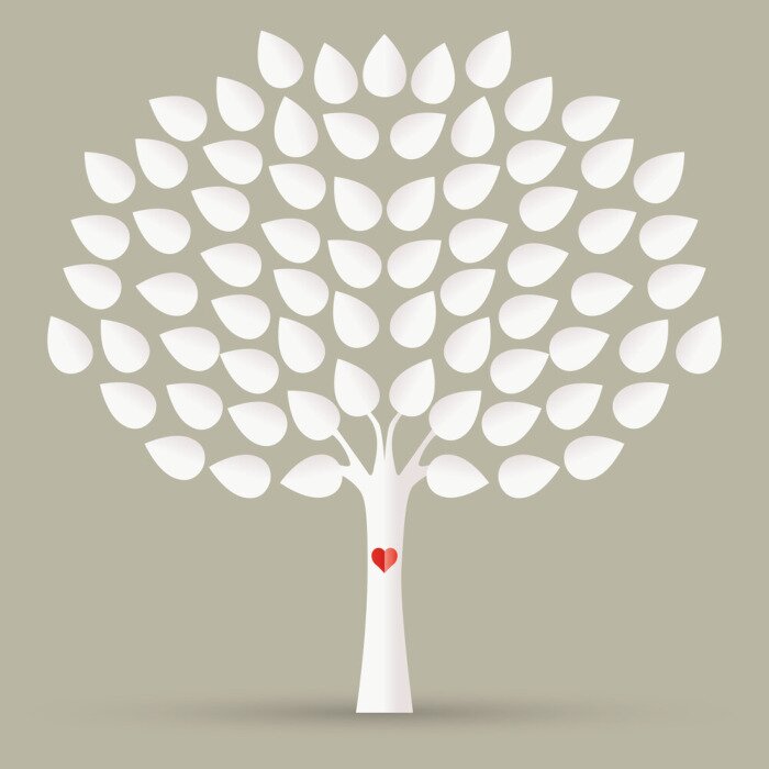 Tableau  Arbre sur fond beige