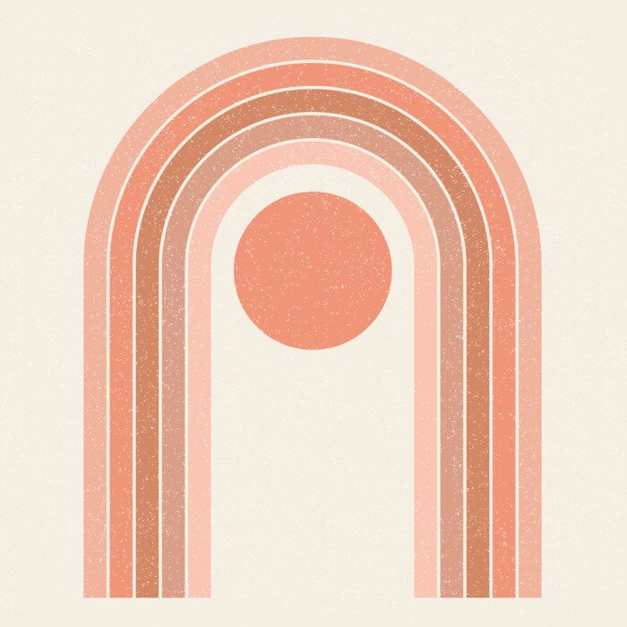 Tableau  Arc-en-ciel ensoleillé