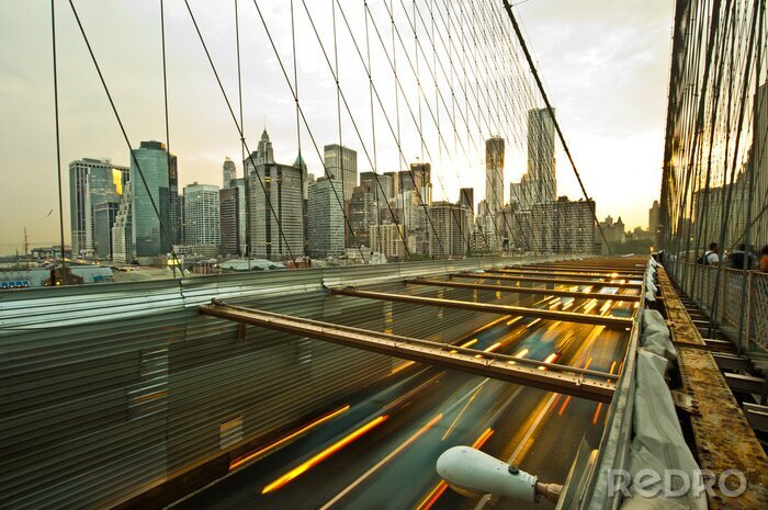 Tableau  Architecture américaine au soleil