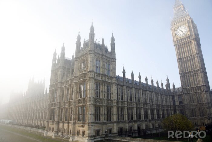 Tableau  Architecture de Londres sur le ciel