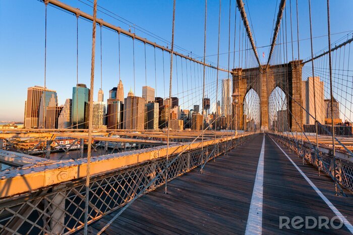 Tableau  Architecture de NY et pont