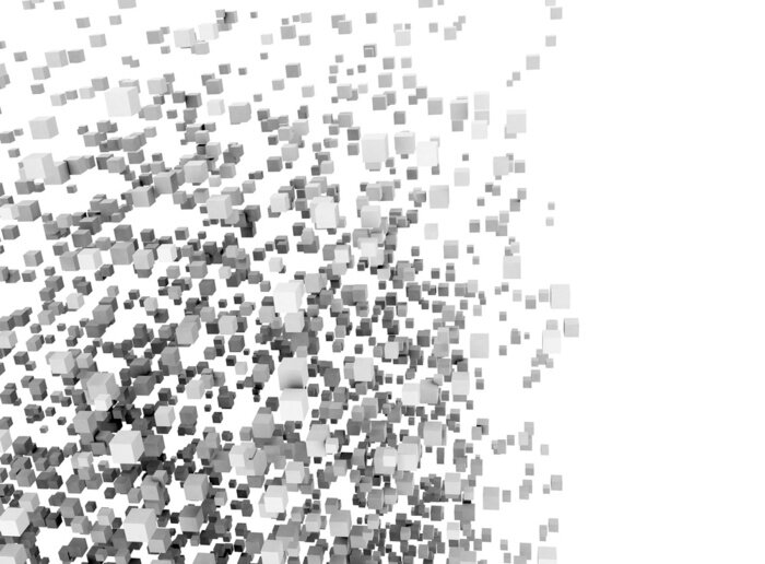 Tableau  Arrière-plan de cubes 3D