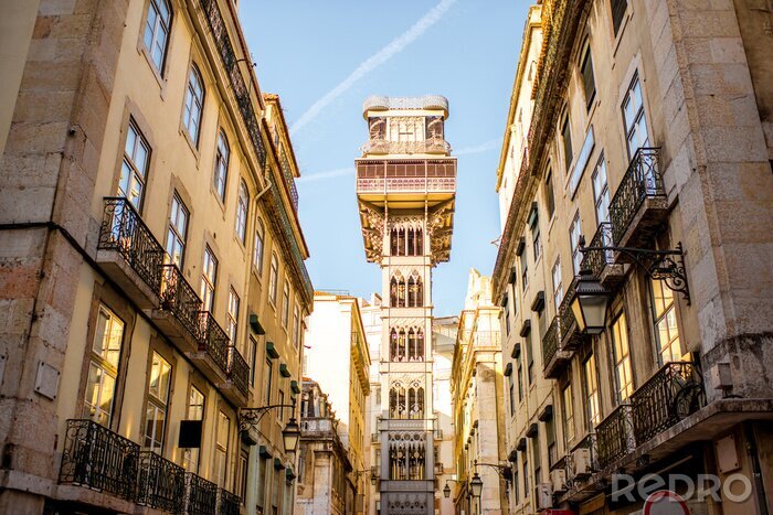 Tableau  Ascenseur Santa Justa à Lisbonne
