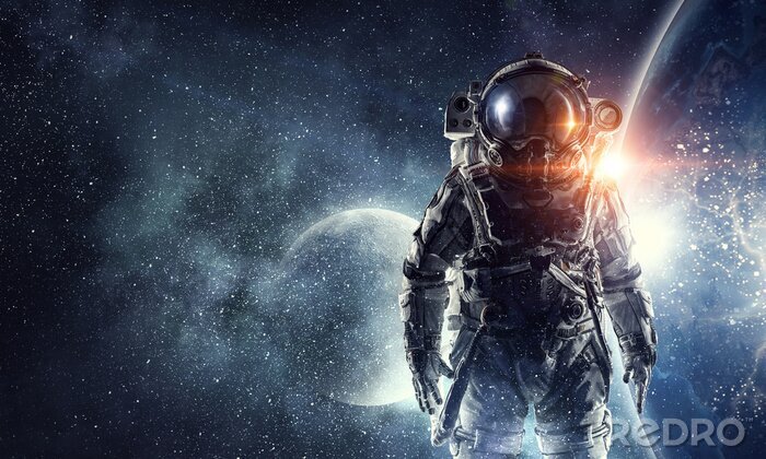 Tableau  Astronaute sur fond de lumière