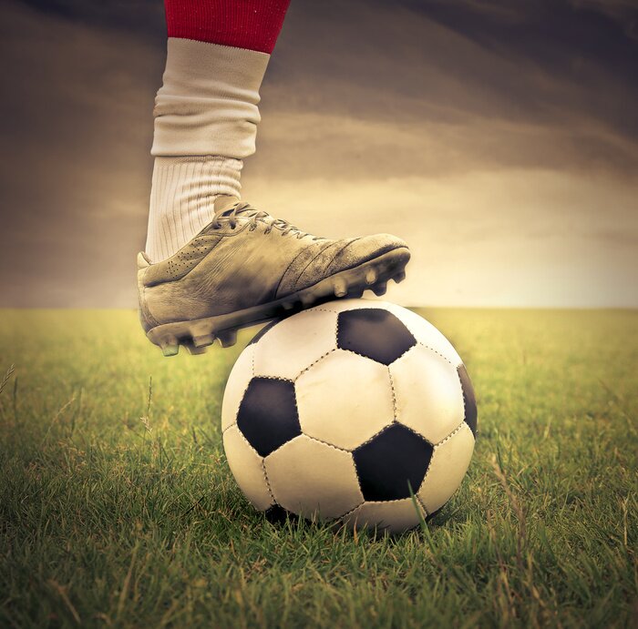 Tableau  Ballon de football rétro