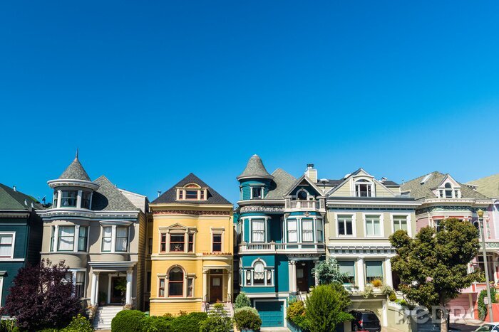 Tableau  Banlieues colorées de San Francisco