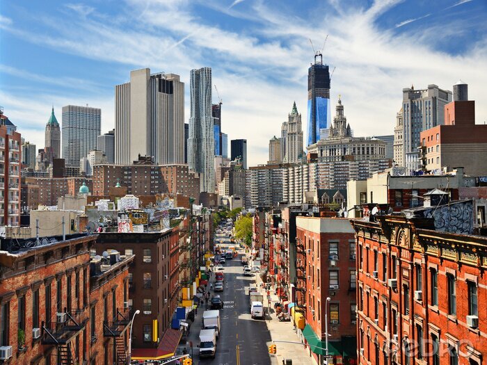 Tableau  Basse paysage urbain de Manhattan