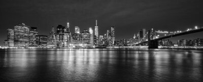 Tableau  Bâtiments de Manhattan la nuit