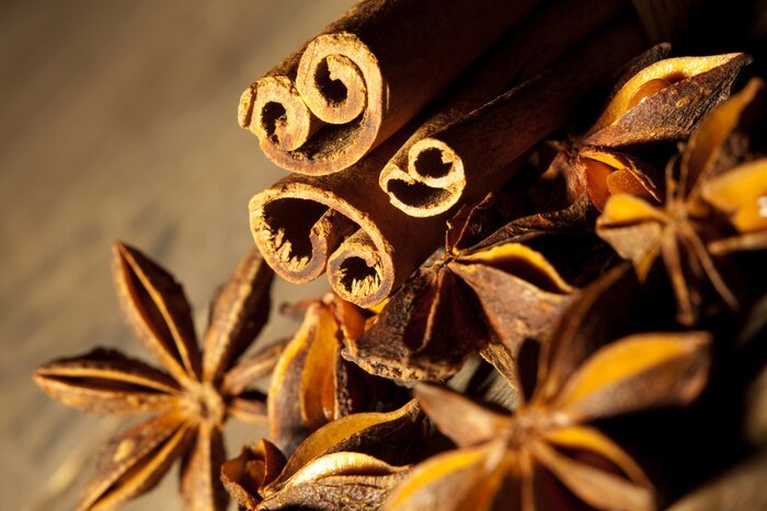 Tableau  Bâtons de cannelle et anis