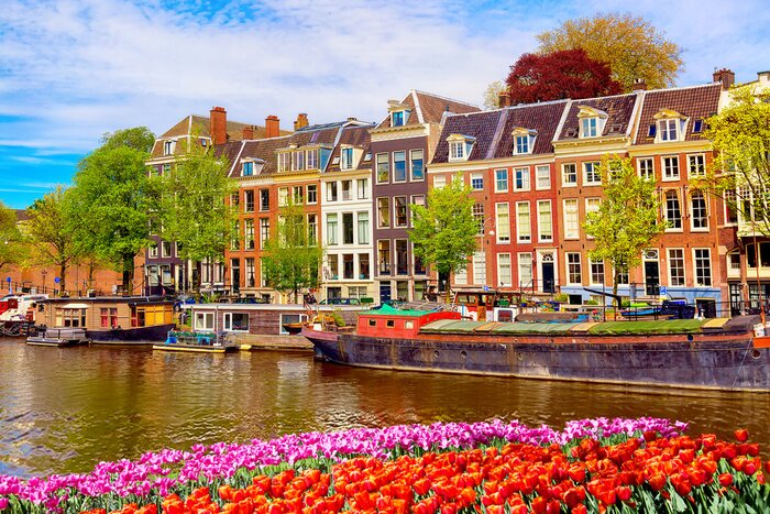 Tableau  Beau paysage d'Amsterdam