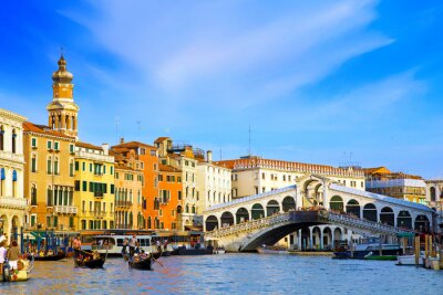 Tableau  Belle rue, le Grand Canal à Venise, Italie