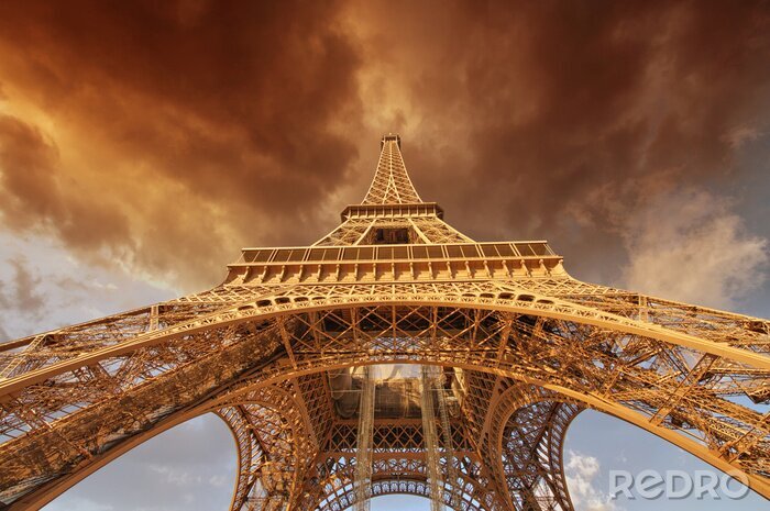 Tableau  Belle vue sur la Tour Eiffel à Paris