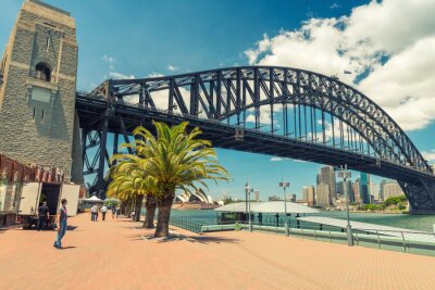 Tableau  Belle vue sur le pont du port de Sydney