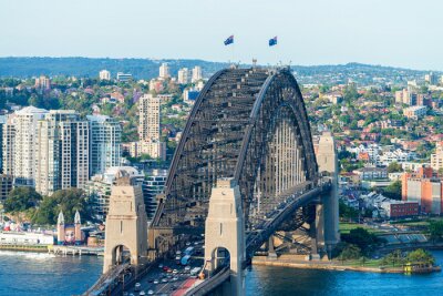 Tableau  Belle vue sur le pont du port de Sydney
