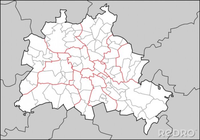 Tableau  Berlin districts districts