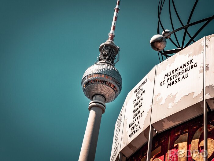 Tableau  Berlin et la tour de télévision