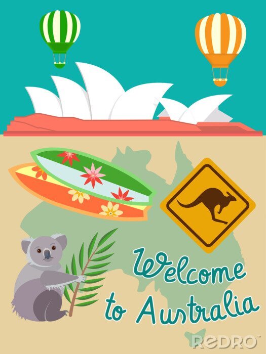 Tableau  Bienvenue en Australie
