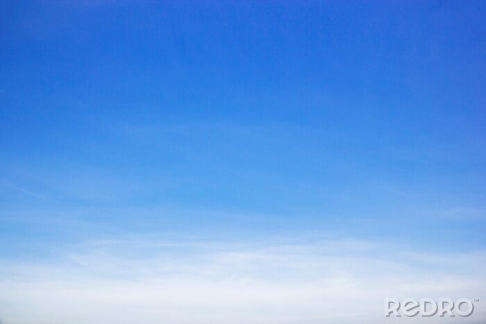 Tableau  Blue sky background and white clouds soft focus, and copy space
