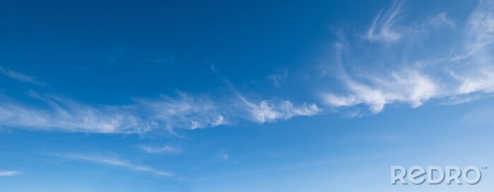 Tableau  Blue sky background with clouds