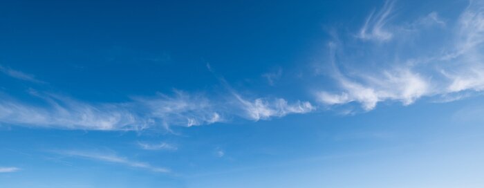Tableau  Blue sky background with clouds