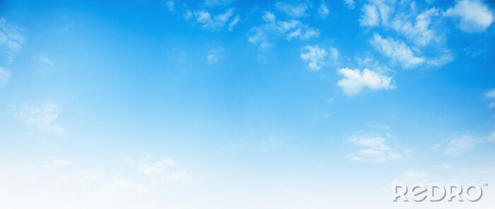 Tableau  blue sky with white cloud background