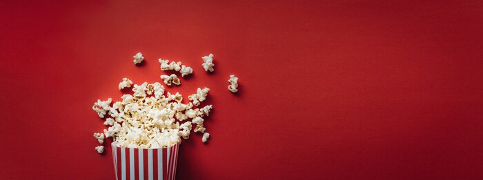 Tableau  Boîte de film et de pop-corn