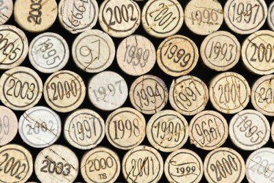 Bouchons de bouteille en bois