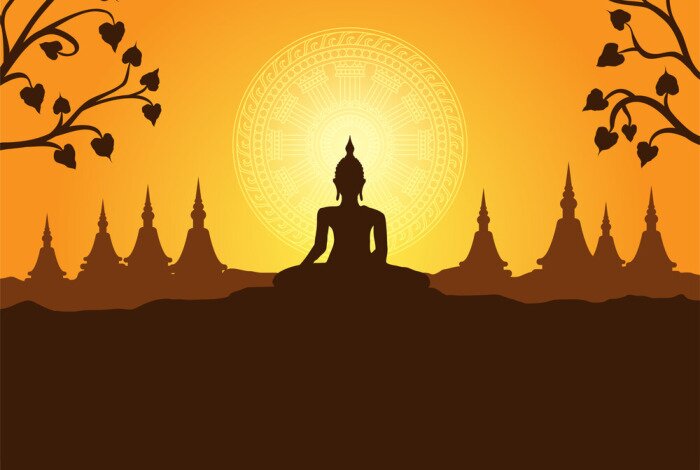 Tableau  Bouddhisme, un enseignement vers l'éveil