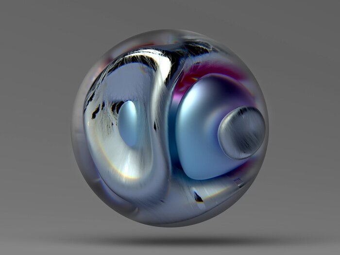 Tableau  Boule repas à paillettes